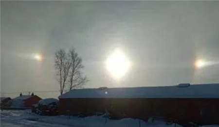 太阳：吉林天空现三个太阳，难得“幻日”奇景，专家解释成因
