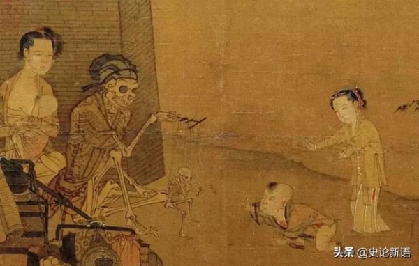 骷髅|故宫里的一幅“鬼画”，画面阴森诡异，沉睡800年，至今无人看懂