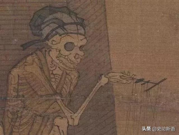 骷髅|故宫里的一幅“鬼画”，画面阴森诡异，沉睡800年，至今无人看懂