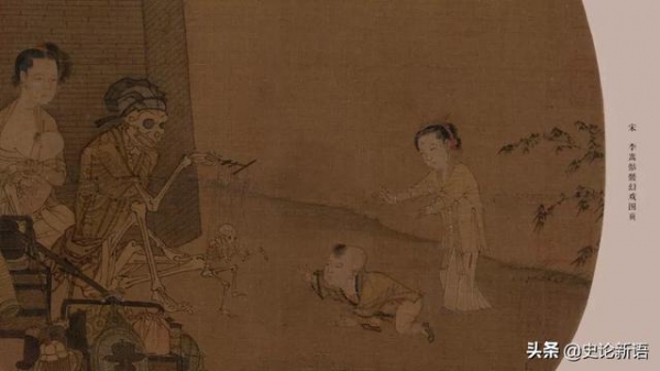 骷髅|故宫里的一幅“鬼画”，画面阴森诡异，沉睡800年，至今无人看懂