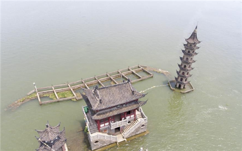 鄱阳湖：中国这座古建筑物，一年只出现一次，其余时间全部沉入湖水中