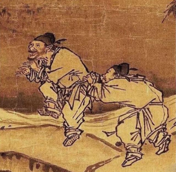 老人|故宫一幅800年古画，放大55倍，4个老人喝醉了？