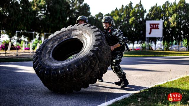 「队员」练兵忙！武警特战队员开展强化训练