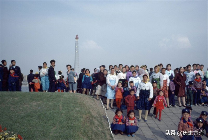 #老照片#1978年朝鲜平壤中小学生学习生活老照片