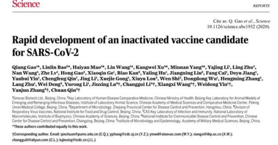 疫苗：全球首个新冠疫苗动物实验结果 究竟是怎么回事？