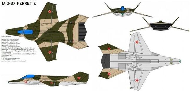 【米格】歼-31战机的原型机？设计超前的米格-37采用视觉隐身的黑科技